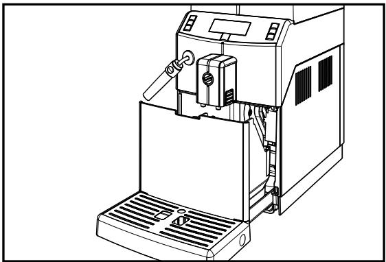 SAECO LIRIKA - Emptying the Coffee Grounds Printer - 2