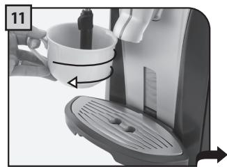 SAECO ODEA GO RI9752/01 - HOT WATER Dispensing - distribution d'eau CHAUBE - 6