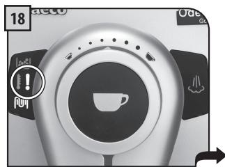 SAECO ODEA GO RI9752/01 - HOT WATER Dispensing - distribution d'eau CHAUBE - 34