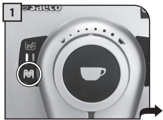 SAECO ODEA GO RI9752/01 - HOT WATER Dispensing - distribution d'eau CHAUBE - 12