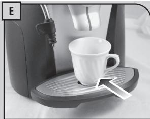 SAECO ODEA GO RI9752/01 - HOT WATER Dispensing - distribution d'eau CHAUBE - 23