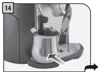 SAECO ODEA GO RI9752/01 - HOT WATER Dispensing - distribution d'eau CHAUBE - 9