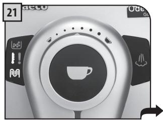 SAECO ODEA GO RI9752/01 - HOT WATER Dispensing - distribution d'eau CHAUBE - 37