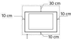 SONY KDL32WE610BAEP - Instalacao na parede - 1