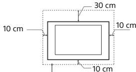 SONY KDL32WE610BAEP - Installato a parete - 1