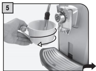SAECO TALEA & TALEA GIRO - ELABORACION DE UN CAPUCHINO - 5