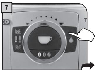 SAECO TALEA & TALEA GIRO - HOT WATER DISPENSING - 7