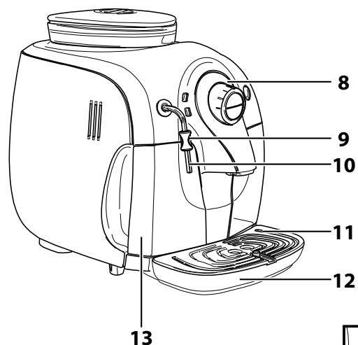 SAECO XSMALL HD8743 - Vue d'ensemble du produit - 3