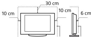 SONY KDL40R450C - Installatie op de standard - 1