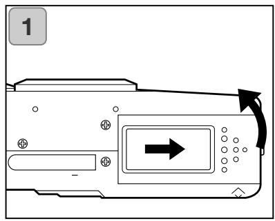KONICA MINOLTA DIMAGE G500 - Insertar una tarjeta - 1