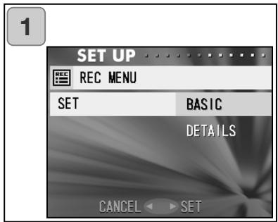 KONICA MINOLTA DIMAGE G500 - Configuraciones del menu de GRABACION - 1