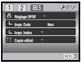 KONICA MINOLTA DIMAGE X50 - NAVIGATION DANS LE MENU DU MODE LECTURE - 10