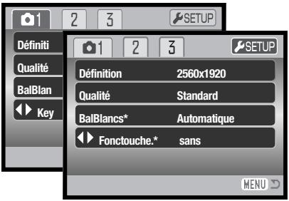 KONICA MINOLTA DIMAGE X50 - NAVIGATION DANS LE MENU RÉGLAGES - 1