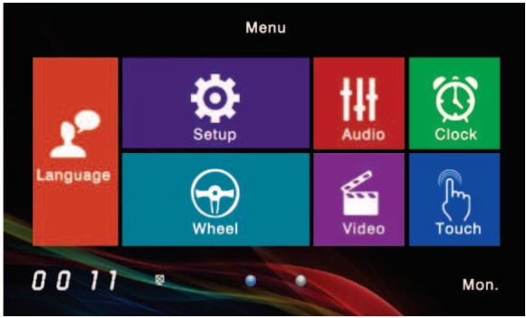 TAKARA CDD1887BT - Menu principal - 1