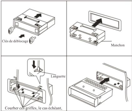 TAKARA CDU1755BT - Important : veillez retirer les vis et enlever l'étiquette de protection rouge avant l'installation - 1