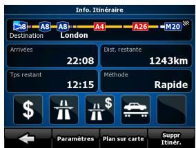 TAKARA GP38 - Écran Informations sur l'itinétaire - 3