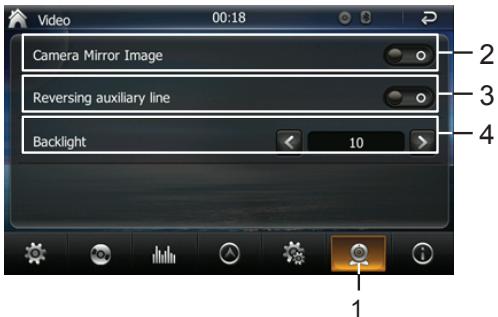 TAKARA GPV1826BT - REGLAGESVIDEO-Menu6 - 1