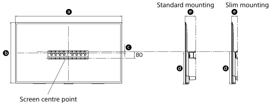 SONY KDL75W855CBAEP - Decide on the installation location. - 1