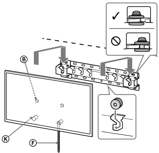 SONY KDL75W855CBAEP - Upevněte televizor k základné. - 1
