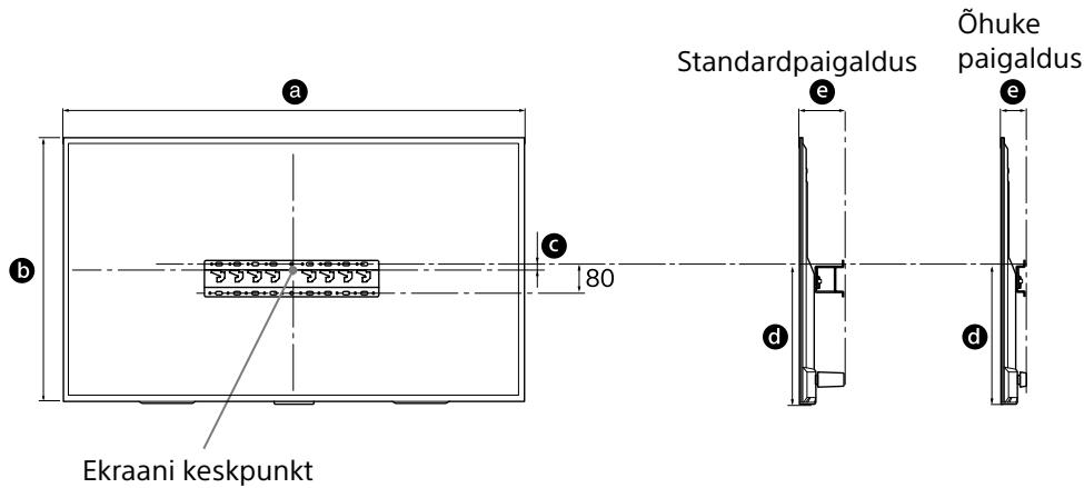 SONY KDL75W855CBAEP - Tehke kindlaks paigalduskoht. - 1