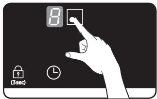 SAMSUNG NV70M3571RS - Setting the safety shutoff - 1