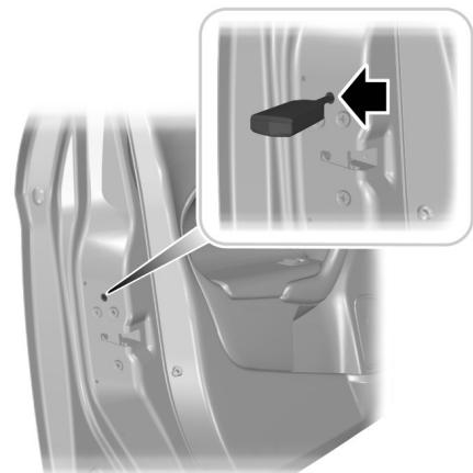 FORD FIESTA 2018 - Déverrouillage des portes à l'aide des poignées interieures de porte. - 1