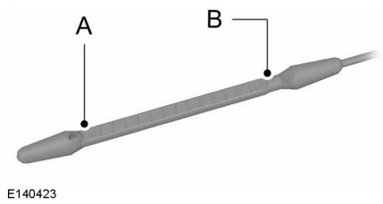 FORD FIESTA 2018 - JAUGE DE NIVEAU D'HUILE MOTEUR - 1.6L DURATORQ-TDCI (DV) DIESEL - 1