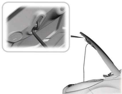 FORD FIESTA 2018 - Ouverture du capot - 3