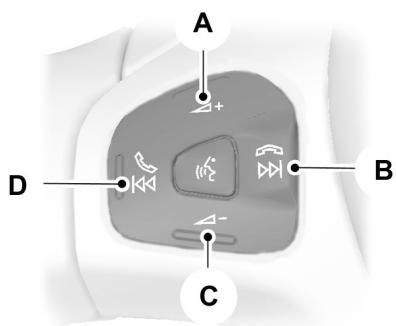 FORD FIESTA 2018 - COMMANDES AUDIO (LE CAS ÉCHÉANT) - 1