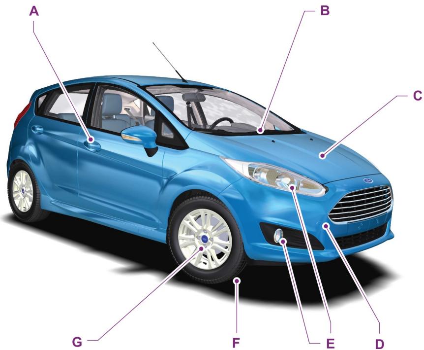 FORD FIESTA 2018 - Vued'ensembleextérieureavant - 1