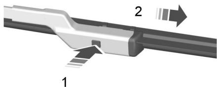 FORD FIESTA 2018 - Remplacement des balais d'essuie-glaces de pare-brise - 1