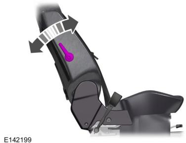 FORD FIESTA 2018 - Réglage du support lombaire (le cas échéant) - 1