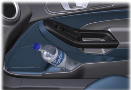 FORD FIESTA 2018 - PORTE-BOUTEILLE - 1