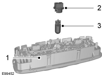 FORD FIESTA 2018 - Plafonnier - 2
