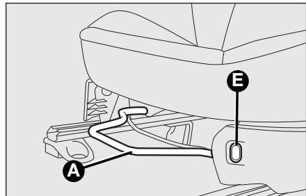 FORD KA 2008 - Chauffage des sièges fig. 17 (le cas échéant) - 1