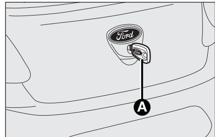 FORD KA 2008 - Au moyen de la clé avec télécommande (le cas échéant) - 1