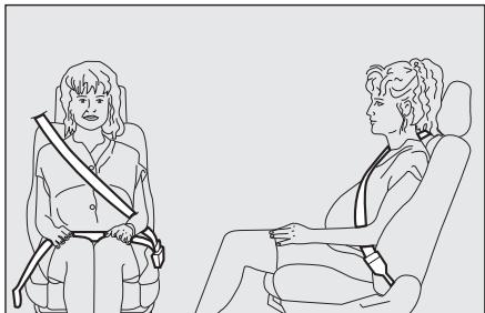 FORD KA 2008 - AVERTISSEMENTS GENÉRAUX POUR L'UTILISATION DES CEINTURES DE SECURITÉ - 1