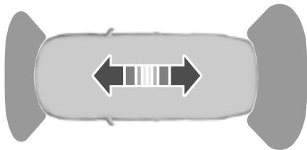 FORD KUGA 2010 - Manoeuvres avec le système d'aide au stationnement - 1
