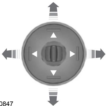 FORD KUGA 2010 - Sens d'orientation du rétroviseur - 1