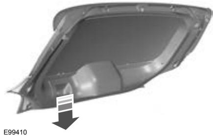 FORD KUGA 2010 - Couvercle supérieur de coffre à bagages - 1