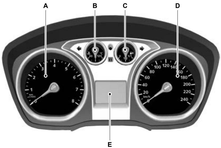 FORD KUGA 2010 - INSTRUMENTS - 1