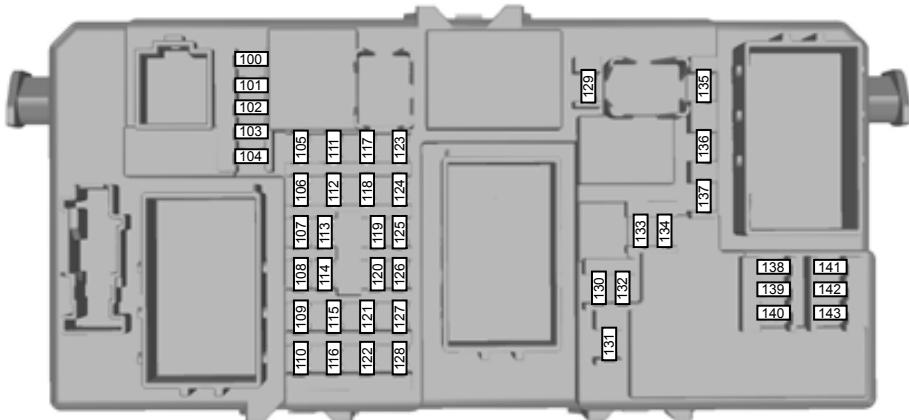 FORD KUGA 2010 - Fusibles - 1