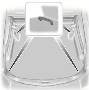 FORD KUGA 2011 - POINTS D'ANCRAGE DES BAGAGES - 1