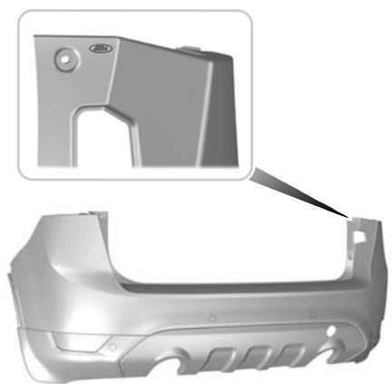 FORD KUGA 2011 - Pare-chocs, calandre, aile et hayon supérieur - 1