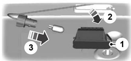 FORD KUGA 2011 - Eclairage de plaque d'immatriculation - 1