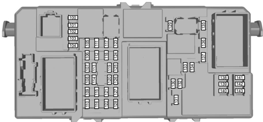 FORD KUGA 2011 - Fusibles - 1