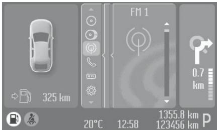 FORD MONDEO 2013 - Affichages d'informations - 2