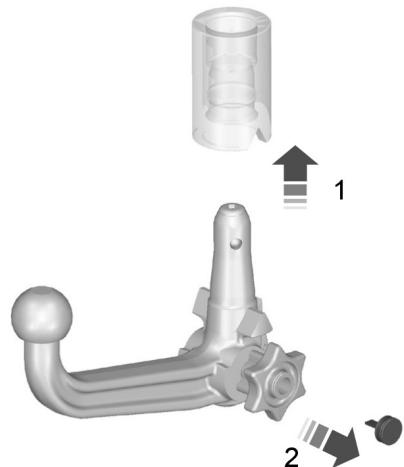 FORD MONDEO 2013 - Mise en place de la boule de remorquage - 1