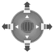 FORD MONDEO 2013 - Sens d'orientation du miroir - 1