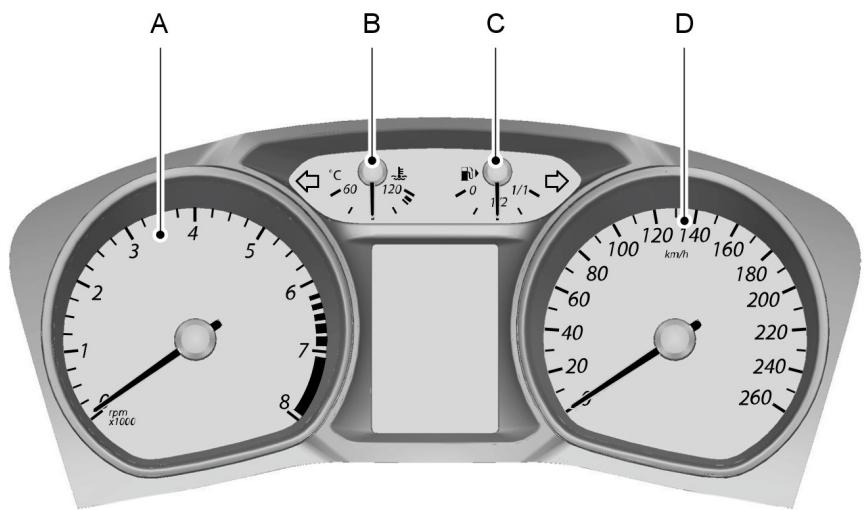 FORD MONDEO 2013 - INSTRUMENTS - 1